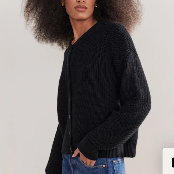 JENNI KAYNE Cotton Hayes Crewneck Cardigan size XS - Picture 3 of 8